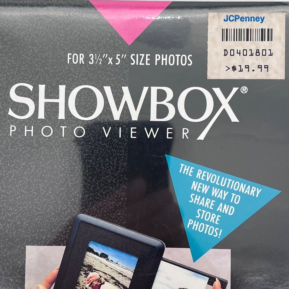 Burnes Showbox Photo Viewer For 3.5"x5" Photos Store & Share Vintage 1991 Sealed - Picture 7 of 12